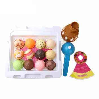 

Children's Kitchen Toys Plastic Simulation Food Cake Ice Cream Dessert Pretend Play Early Education Toy For kids Gift