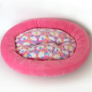 

2020 Cat Round Bed Blanket Bed-House Kennel Cat-Supply Puppy Plush Round Warm Soft Portable Winter Long