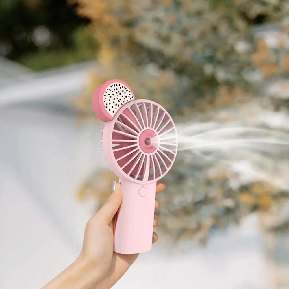 Mini Fan Usb Standing Rechargeable Fan Portable Air Humidifier Water Mist Fan Hand Held Air Cooler for Outdoor Office Home