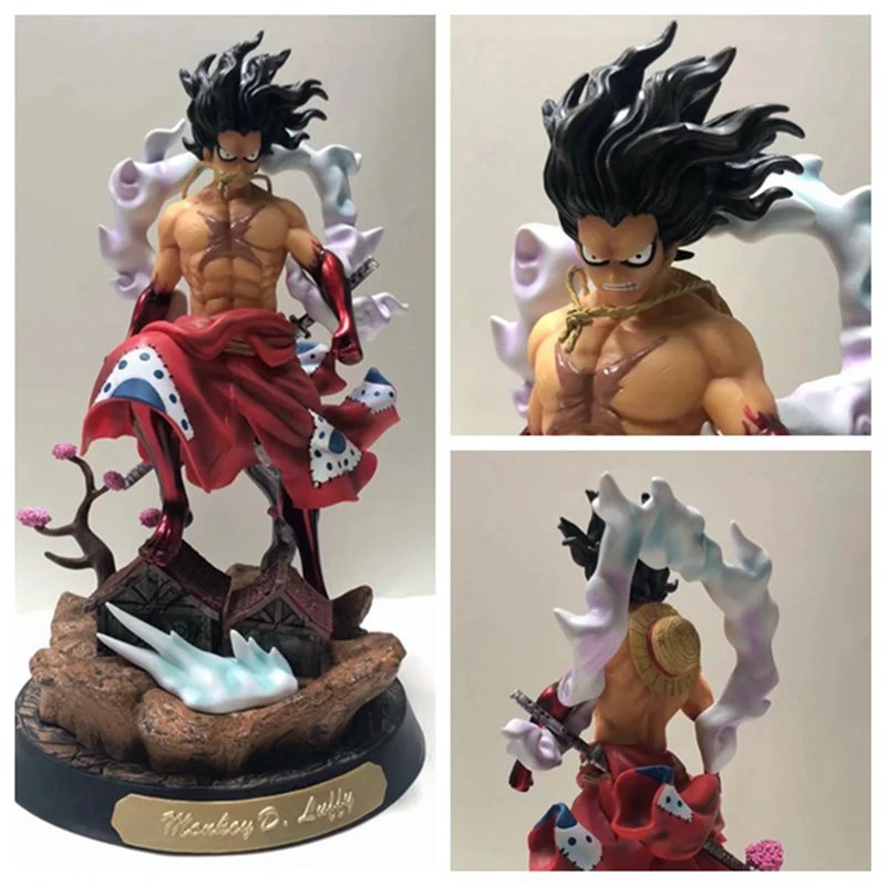 Anime One Piece Wano Luffy Gear 4 Snakeman Gk Statue Pvc Action Figure Collectible Model One Piece Kimono Luffy Figure Toys Doll Action Figures Aliexpress