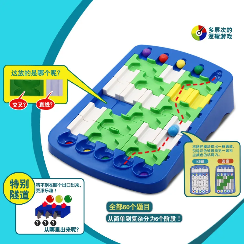 

Xiaoguaidan-Route Educational Toy Training Children Problem-Solving And Logical Thinking Ability