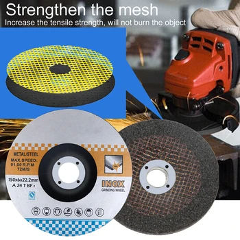 

Metal Cutting Wheel The Cutting Disc Presses Down The Center Metal Grinding Wheel