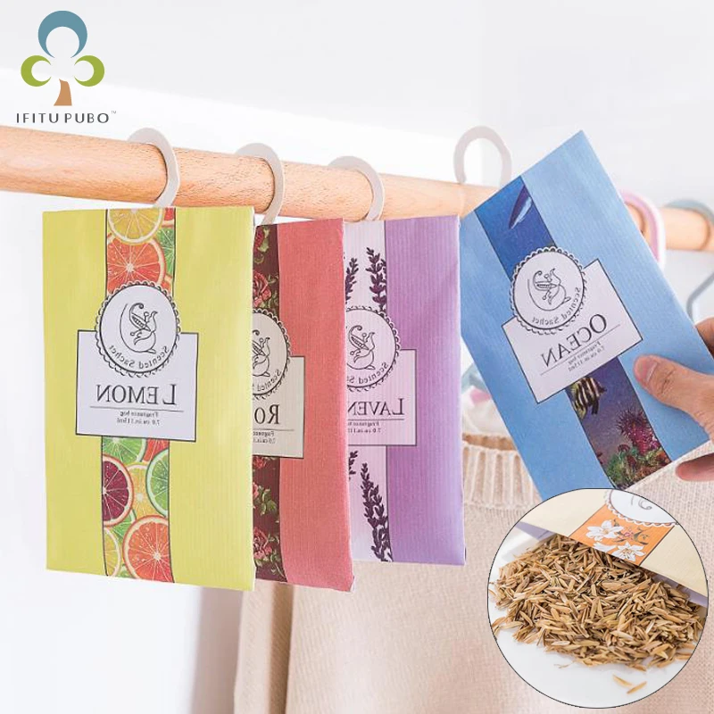 6Pcs Scented Drawer Sachet Air Freshener Pot Pourri Fragrance Fresh