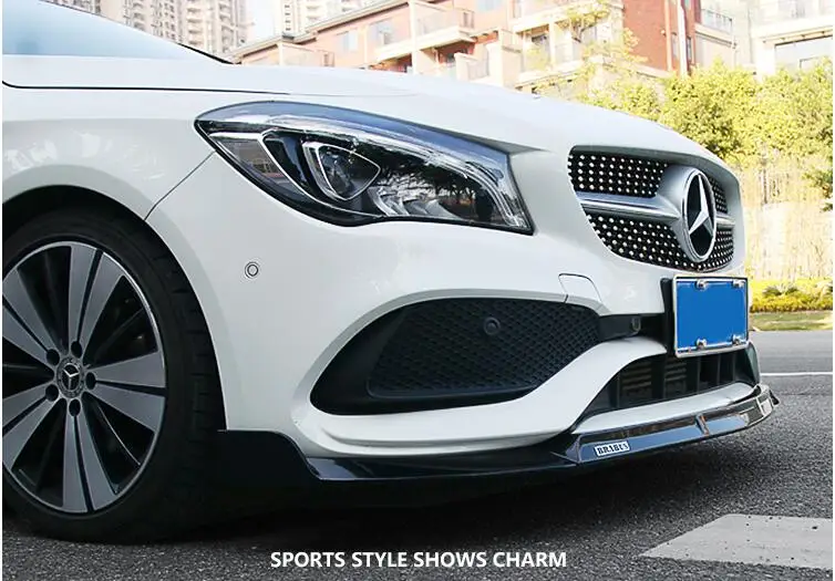 Задний спойлер для Mercedes Benz CLA W117 2016 2018 200 180 250 ABS задний бампер диффузор