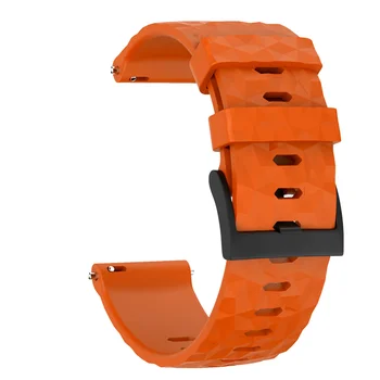 

Diamond Pattern Silicone Strap 24mm Watch Band Strap Quick Release Replacement Watchband For SUUNTO Songtuo Sparta Wirststrap