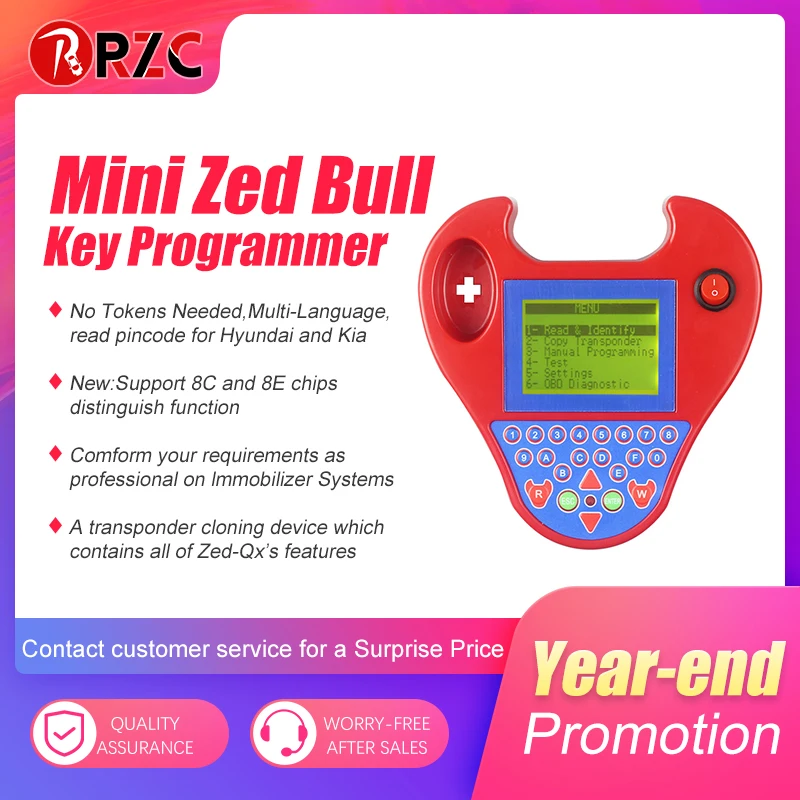 Мини программатор Zed Bull V508 Smart key Transponder программер zedbull programador v508 No Tokens лимит|smart
