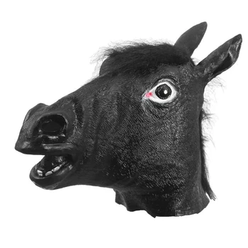 

Carnival mask "Horse", color black