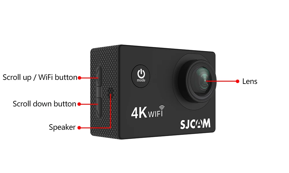 SJCAM SJ4000 AIR 4K экшн-камера Full HD 4K 30fps WIFI 2," экран мини-шлем Водонепроницаемая Спортивная видеокамера DV