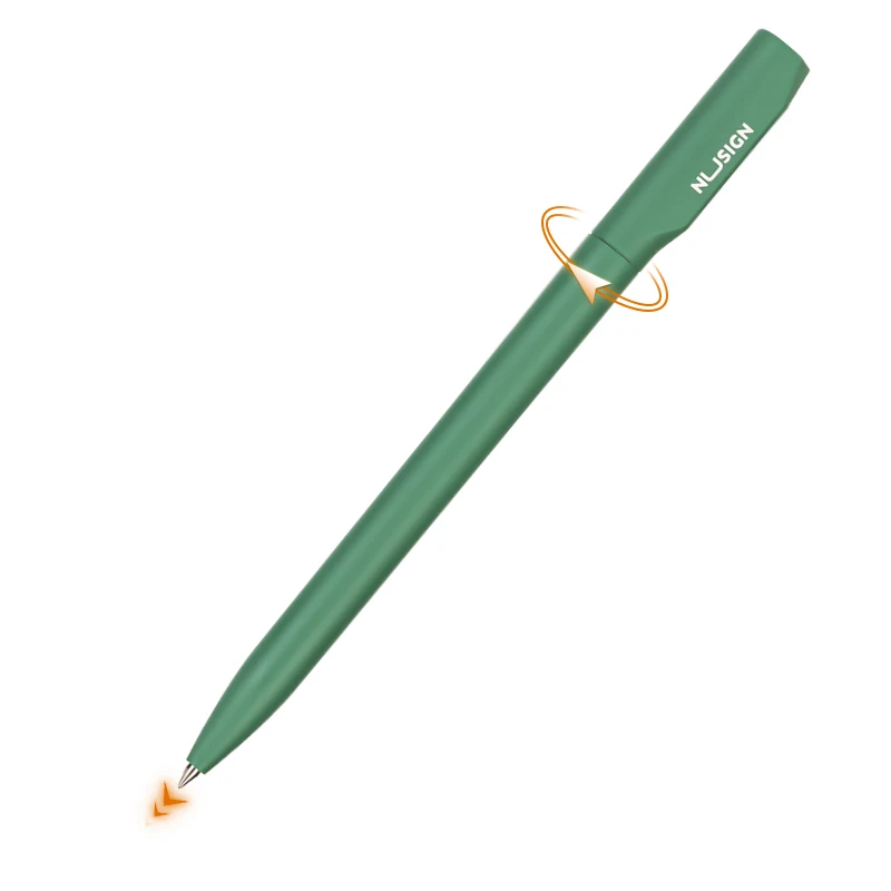 Deli Nusign 젤 펜 회전 볼펜, 블랙 잉크 스타일러스, 부드러운 쓰기, 사무실 학교 문구, Caneta 0.5mm