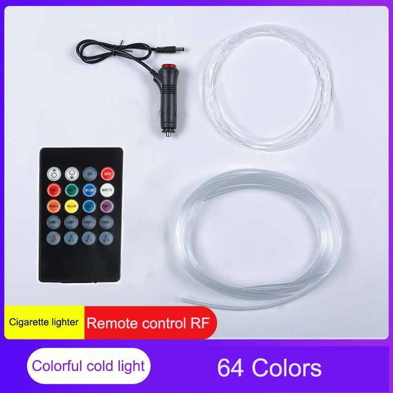 For Tesla Model3/Y 6 In 1 RGB LED Atmosphere Car Light Interior Ambient Light Fiber Optic Strips Light By App Control DIY Music mini cooper headlights Car Lights