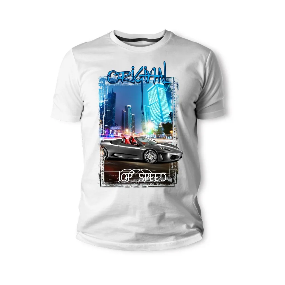 T-Shirt Italy Classic Legend Car 430 Scuderia Braun Rot Auto Cotton Leisure Fashion Brand Clothing Hip Hop New |