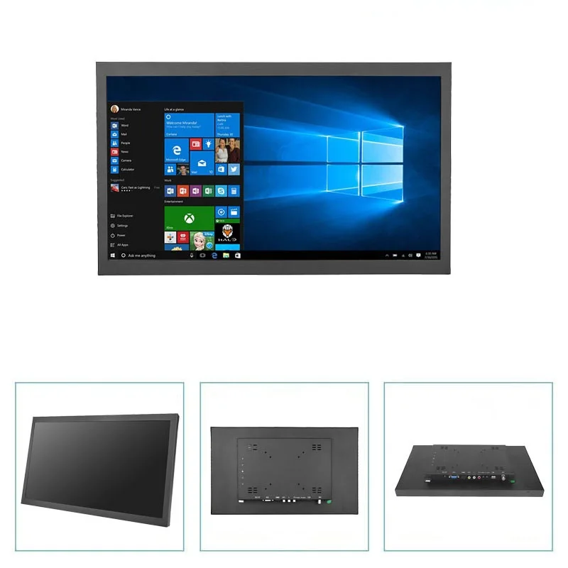 ZHIXIANDA 16:9 ̵ Ż ̽ LCD , HDMI VGA AV BNC USB, ػ 1920x1080, 17.3 ġ, ǰ