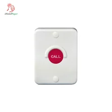Высокое качество 1Key Водонепроницаемая беспроводная кнопка вызова ресторана, гостевая система вызова официанта, со съемным водонепроницаемым основанием