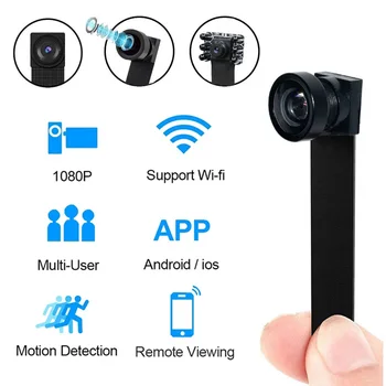 

1080P Mini Camera Wifi Camcorde Security Cam P2P Remote Control HD Micro Camera Wi Fi Small Cameras IP Mini Camera Wifi Cameras
