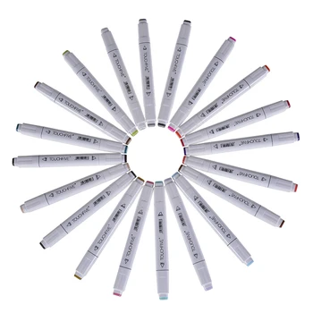 

TouchFIVE 30/40/60/80 Color Markers Manga Drawing Markers Pen Alcohol Based Sketch Felt-Tip Oily Twin Brush Pen Art Supplies