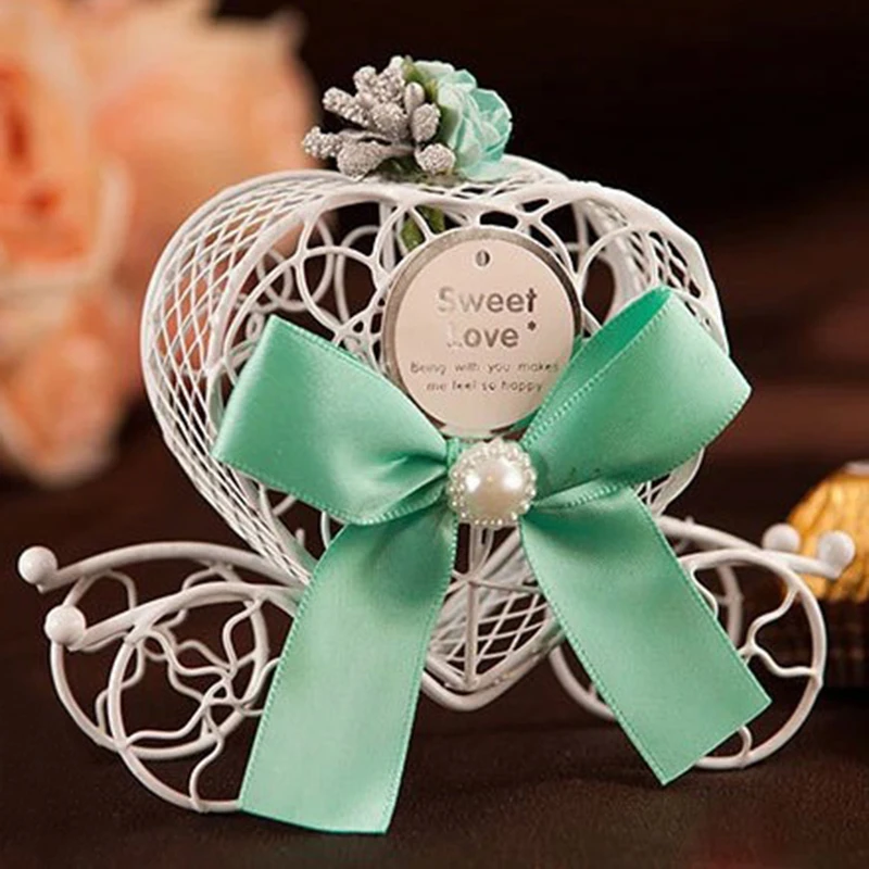Details about   5Pcs Cinderella Carriage Candy Chocolate Boxes Birthday Wedding Party 