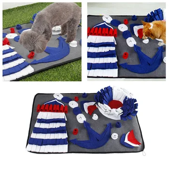 

Dog Sniffing Mat Find Food Training Blanket Cat Play Toy Dog Mat For Relieve Stress Puzzle Sniffing Pet Pad