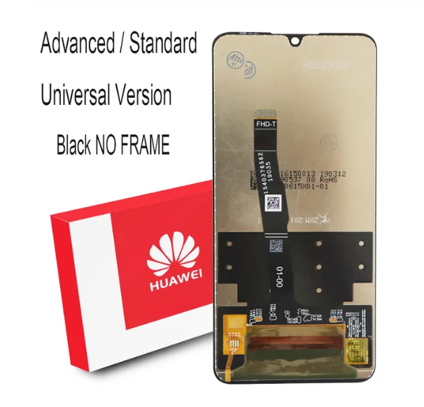 Original 2312*1080 Display Replacement for Huawei P30 Lite Nova 4e LCD Touch Screen Digitizer Assembly MAR-LX1 LX2 AL01 - Цвет: Black No Frame