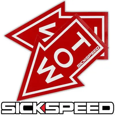 Для красного 2 шт буксировочный виниловый стикер наклейка бомба Драг гонки