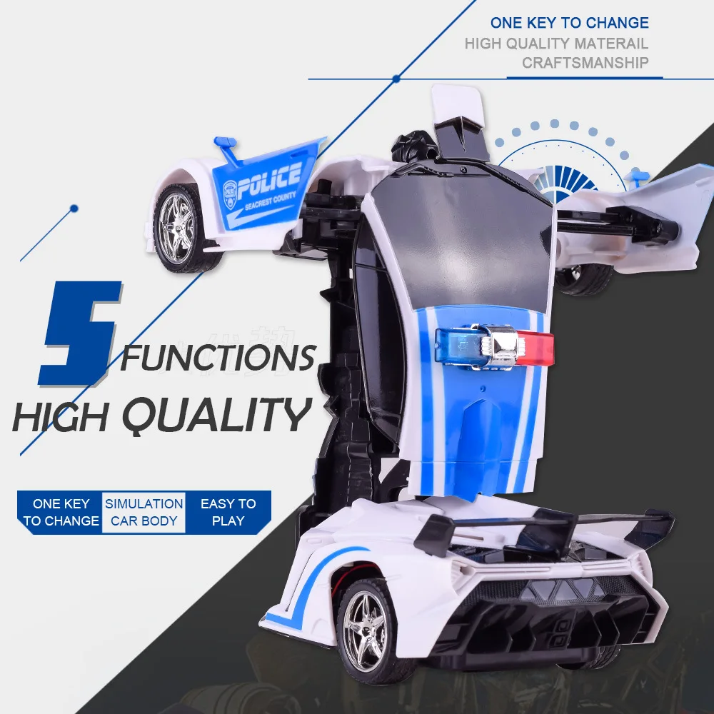 1:18 Mini RC Car Drift One-key Automatic Transform Robot Model Electric toys Model Action Figures Technic Funny car Kids Toys 1:18 Mini RC Car Drift One-key Automatic Transform Robot Model Electric toys Model Action Figures Technic Funny car Kids Toys