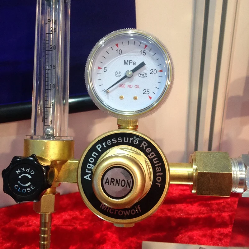 Аргоновый Регулятор 0-25 МПа аргон CO2 гелиевый азот G5/8 на входе MIG/MAG TIG сварочный газовый расходомер регулятор давления