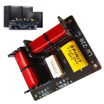 

Module Board Frequency Divider Treble Bass 2 Way Home Theater Audio 120W Active Filter DIY Speaker Crossover Professional