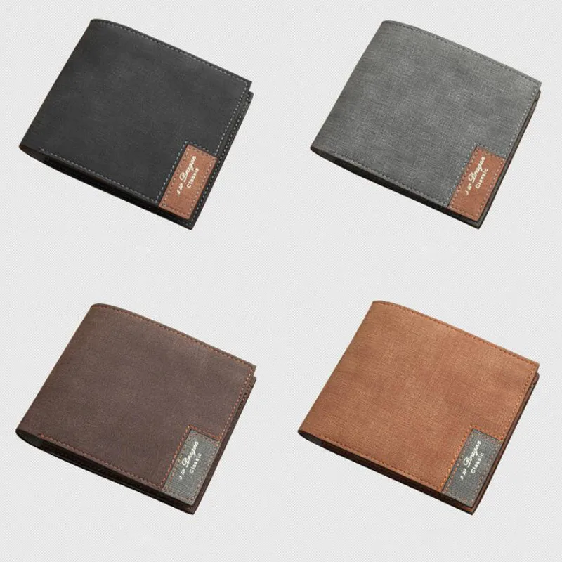 

2020 Wallet Men Business Multi-card Slots Pu Leather Coin Purses Item Organizer Big Capacity Cuzdan Vallet Male Short Money Bag