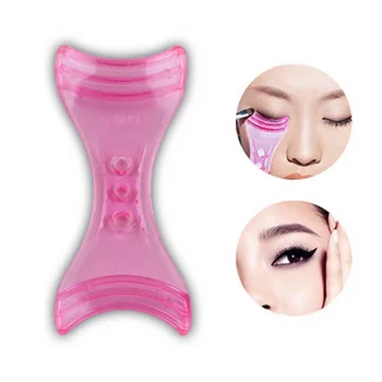 

by ems or dhl 1000pcs New Style Profeesional Makeup Cat Eye Eyebrow Eyeliner Stencil Models Template Shaper Tool