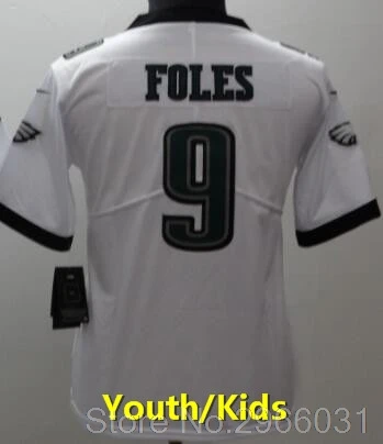 Philadelphia Качественные Детские Молодежные 36 Jay Ajayi 17 Alshon Jeffery 20 Brian davkins 27 Malcolm Jenkins 56 Chris Long jersey - Цвет: for kids youth