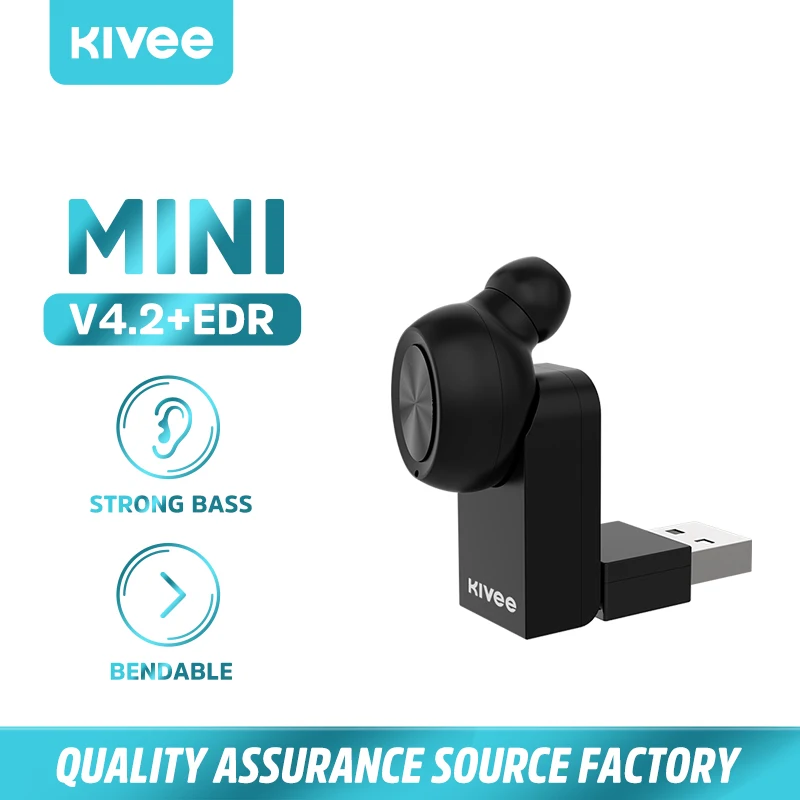 KIVEE TWS 21 Bluetooth 5 0 Hands Free Car wireless Earphone Car call bluetooth Earphones For iPhone Xiaomi Samsung Headphones
