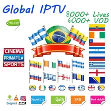 Европа IPTV подписка 8000+ каналы арабский Испания США Индия канадский Африканский французский Индия Ssmart Android M3U