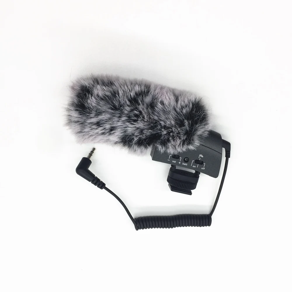 Blue Mantis Pop Filter Dead Cat Outdoor Artifical Fur Wind Muff