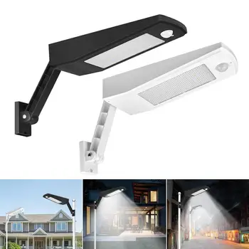 

48LEDs Smart PIR Motion Sensor Solar garden lights outdoor solar lamp garden lawn lamp with Rotable Pole Street Yard Decoration