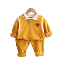 Ensemble de vêtements en coton pour bébés filles, T Shirt et pantalon, à la mode, 2 pièces/ensemble, vêtements de sport pour enfants, nouvelle collection automne et printemps