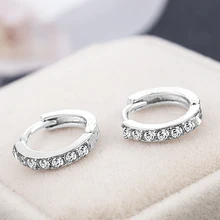 Милые амулет с крюком, стразы, серебро, висячие серьги, модные ювелирные изделия, серьги для женщин, массивные ювелирные изделия