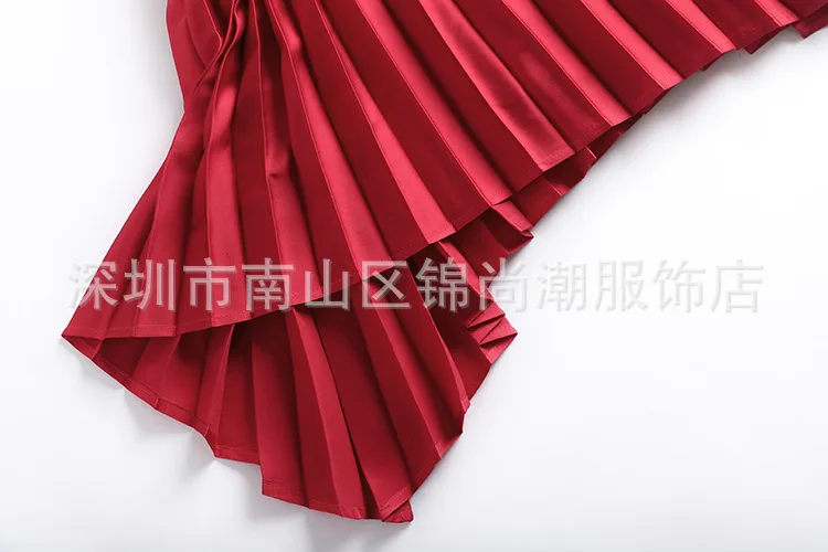 MIYAKE Fold известная женщина темперамент сплайсинга шелковое атласное ласточкин хвост платье Длинные свободные кружева и плиссированные платья