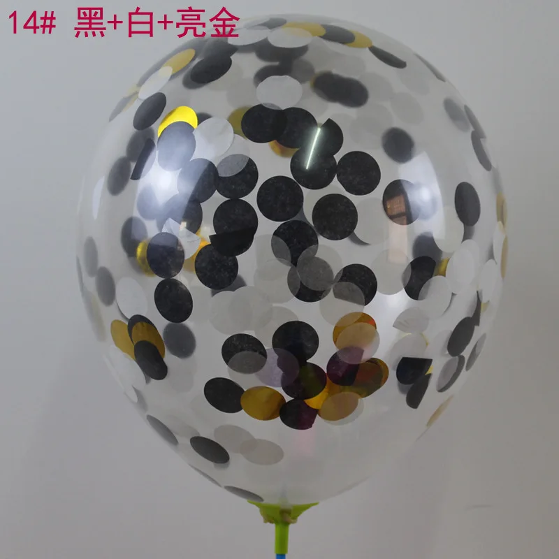 Amazon sells 12 inch round transparent emulsion wedding arrangement rose gold heart-shaped star confetti balloons 1bag