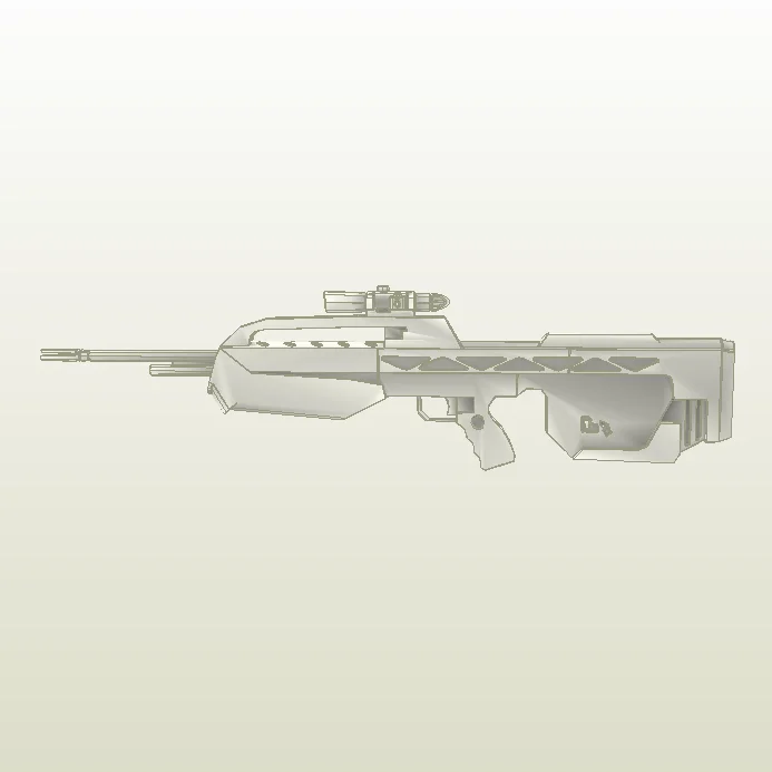 BR 55 Боевая винтовка 1:1 3D бумажная модель игрушка | Игрушки и хобби
