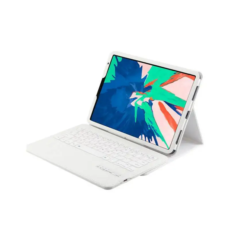 Для ipad pro 11 дюймов чехол с bluetooth клавиатурой личи зерна pu кожаный защитный чехол для Apple ipad pro 11