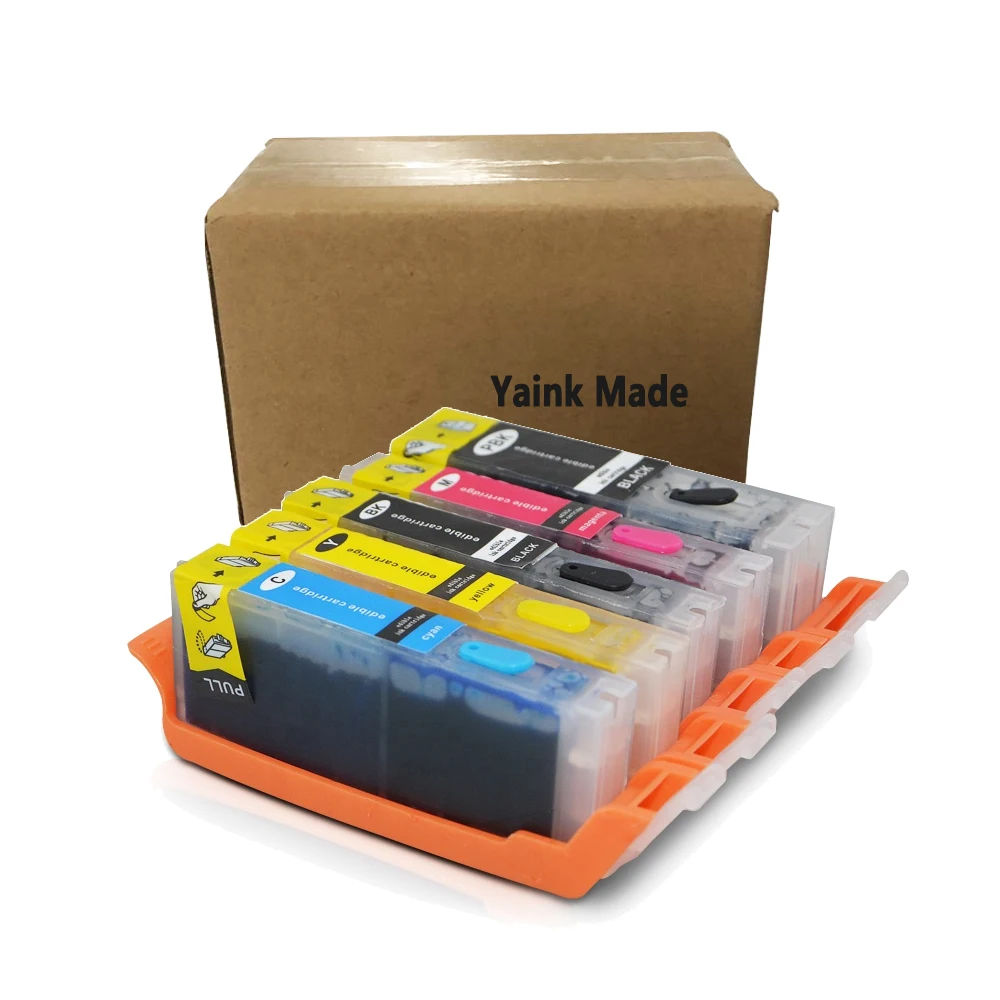 

5PK PGI 250 CLI 251 Edible ink cartridge PGI-250XL CLI-251XL for Canon Pixma MG6420, MG6320, MG6620, MX722, MX922 printer