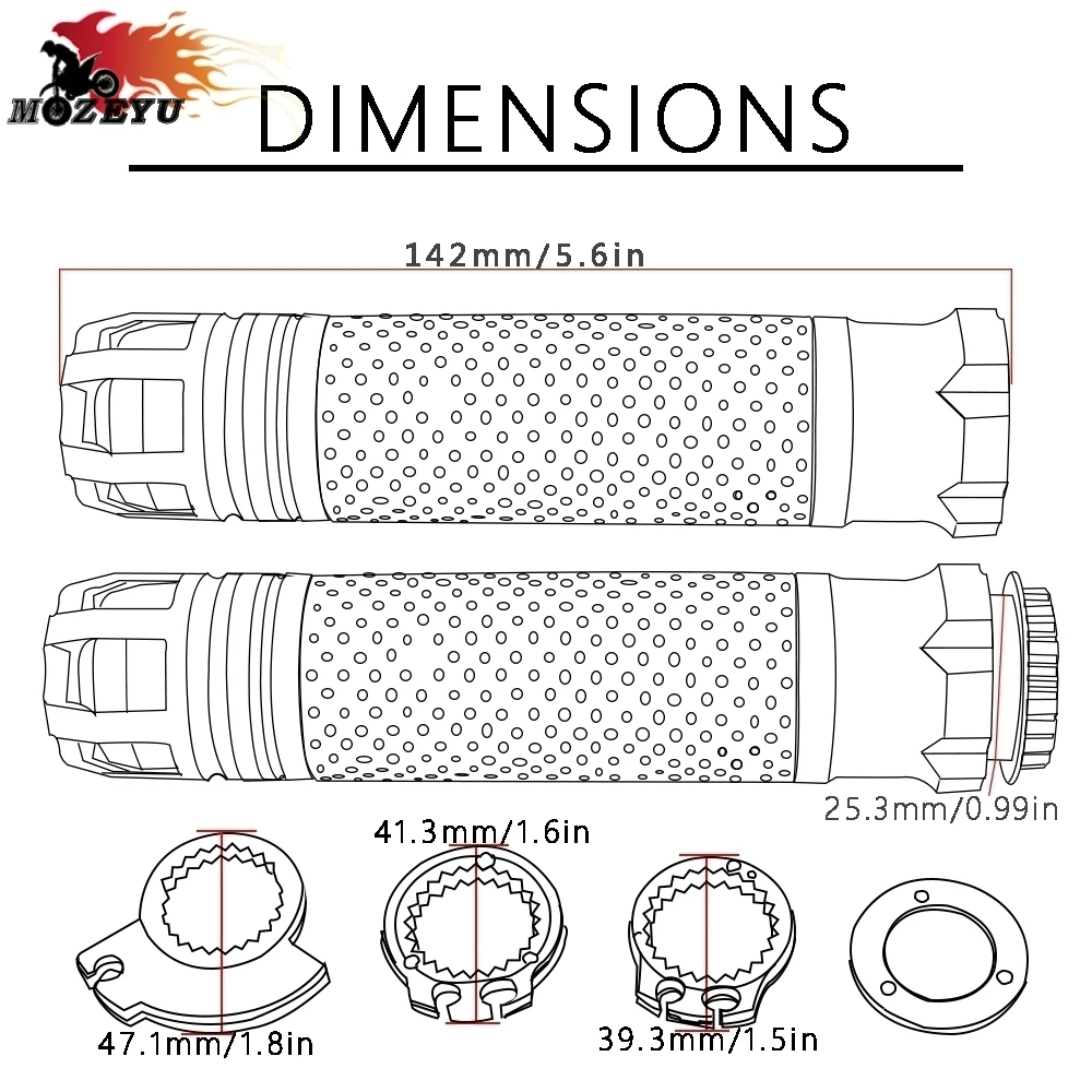 7/" 22 мм CNC мотоциклетные универсальные ручки для KAWASAKI NINJA 650R/ER6F/ER6N Ручка Бар Конец Руль Z750S ZR750 ZXR400 zzr600