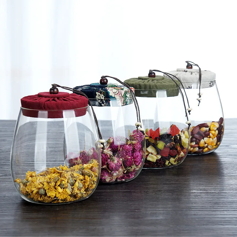 New Clothes Cover Glasses Storage Jars Tea Coffee Beans Organizer Box Round Nordic Spices Snacks Sugar Cereal Containers | Дом и сад