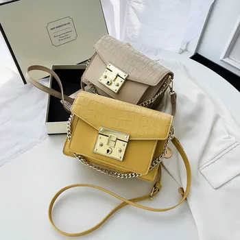 

Small bag 2020 trendy advanced sense summer advanced texture solid color simple high-grade trendy female shoulder messenger bag
