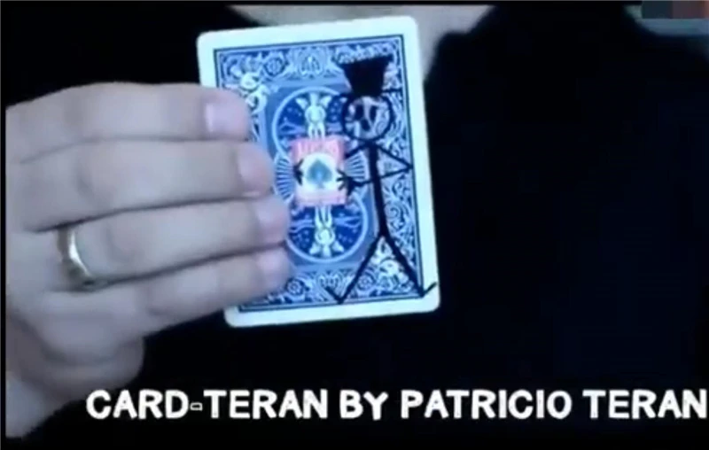 Карта-Teran Magic Tricks карта предсказание волшебник магии крупным планом иллюзии реквизит для фокусов выбранная карта