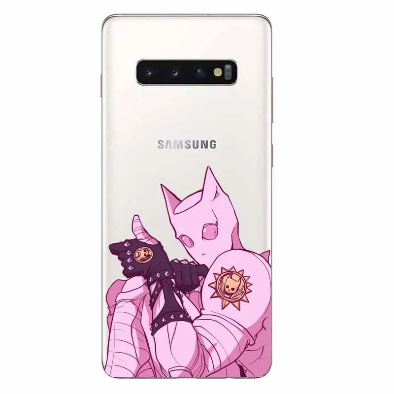 TPU JOJO'S необычное путешествие над небом JoJo аниме ТПУ чехол для телефона для samsung Glaxy S 6 7 8 9 10 Plus Note 8 9 10 - Цвет: TPU