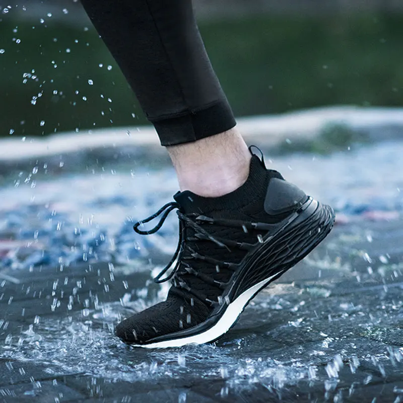 Оригинальные кроссовки Mijia 3 Mi Mijia Shoes3 для мужчин, спортивная обувь для бега, композитная подошва, искусственная кожа, устойчивая поддержка, толстая стелька-губка