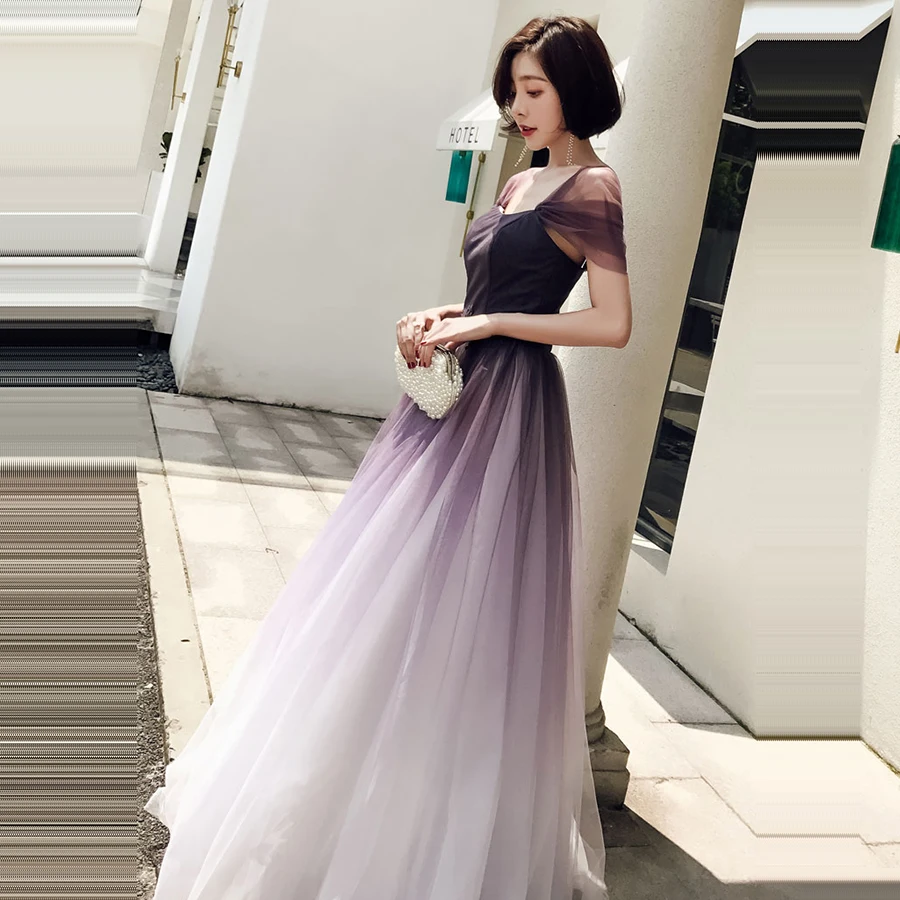 

Evening Dress Spaghetti Strap Long Formal Gown 2019 E003 Floor Length Lace Up A-line Robe De Soiree Crystal Evening Dresses
