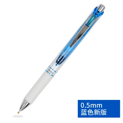 12 шт./кор. Pentel Energy Gel Deluxe RTX жидкий гель чернильная ручка-быстрая сушка-Наконечник иглы-0,5 мм - Цвет: New blue