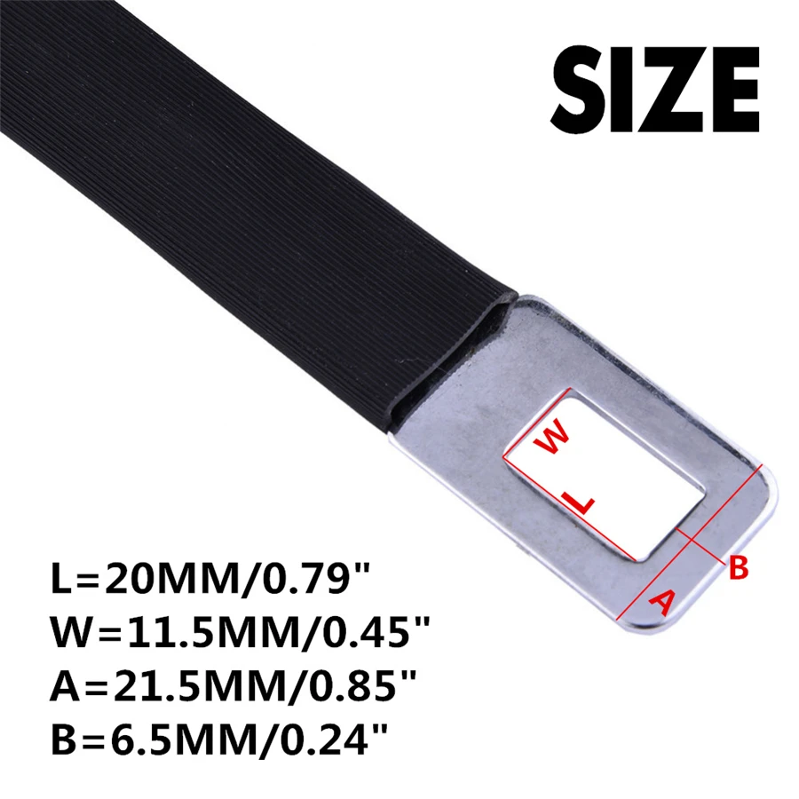 1PC Universal Car Seat Seatbelt Extender Extension Buckle 25cm Beige