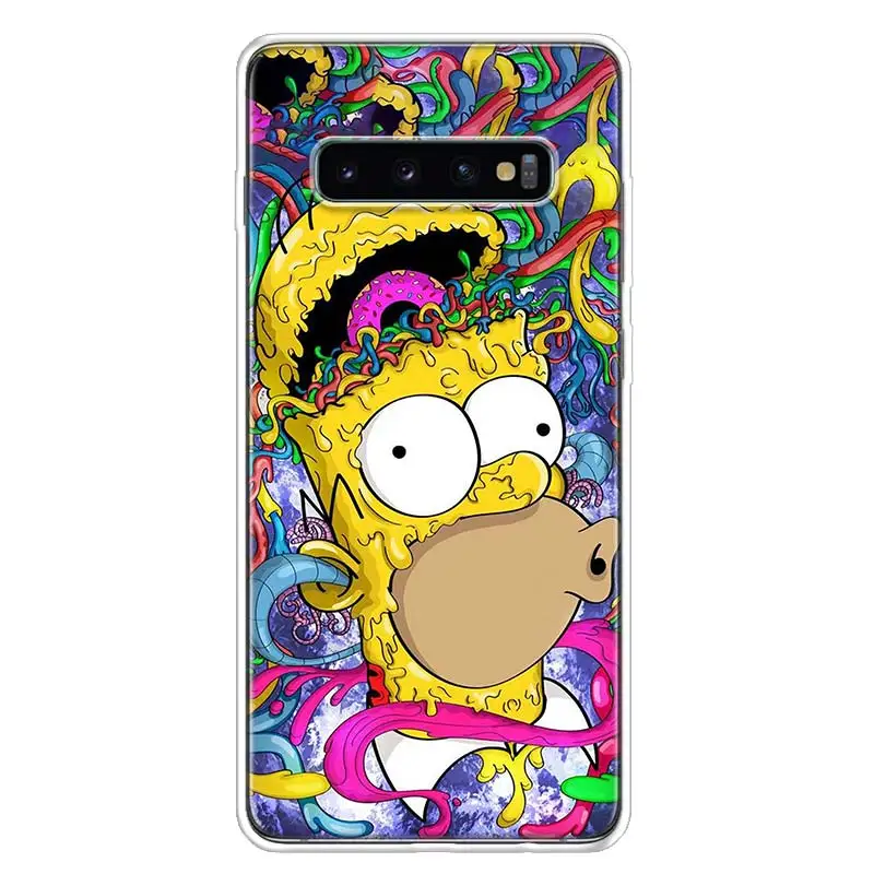 Чехол для телефона Homer J. Simpsons для samsung Galaxy S10+ Lite Note 10 9 8 S9 S8 J4 J6 J8 Plus S7 S6 - Цвет: TW002-3